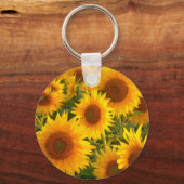 Gelbe Sonnenblumen Schlüsselanhänger (Vorderseite)
