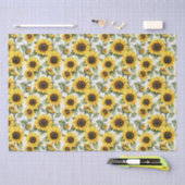 Gelbe Sonnenblumen Seidenpapier (Handwerk)