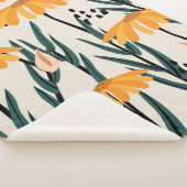 Gelbe Sonnenblumen Sherpadecke (3/4)