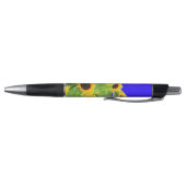 Gelbe Sonnenblumen Stift (Unterseite)