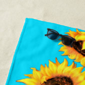 Gelbe Sonnenblumen Strandtuch (Beispiel)