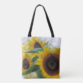 Gelbe Sonnenblumen - Tasche (Rückseite)