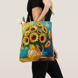 Gelbe Sonnenblumen Tasche