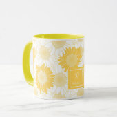 Gelbe Sonnenblumen Tasse (Vorderseite Links)