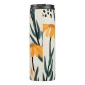Gelbe Sonnenblumen Thermosbecher (Rückseite)