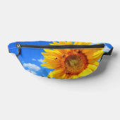 Gelbe Sonnenblumen und Bienen auf Blue Sky Fanny P Bauchtasche (Ablage )