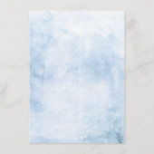 Gelbe Sonnenblumen und dunkelblaue Hochzeitsdetail Begleitkarte (Rückseite)