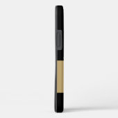 Gelbe Sonnenblumen und schwarz und goldgestreift Case-Mate iPhone Hülle (Rückseite / Rechts)