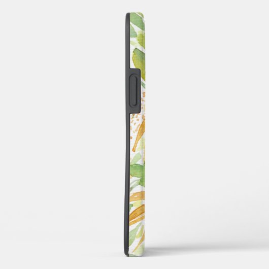 Gelbe Sonnenblumen Wasserfarbe Case-Mate iPhone Hülle (Rückseite / Rechts)