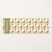Gelbe Sonnenblumen Yogamatte (Vorderseite (Horizontal))