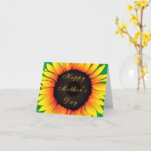 Gelbe Sonnenblumenkarte Karte (Gelbe Blume)