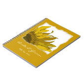 Gelbe Sonnenblumenkirche Notizblock (Linke Seite)