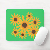 Gelbe Sonnenblumenmousepads Mousepad (Mit Mouse)