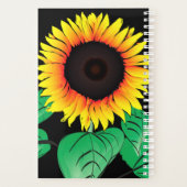 Gelbe Sonnenblumenplaner Planer (Rückseite)