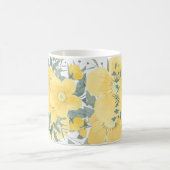 Gelbe Sonnenblüten Kaffeetasse (Mittel)