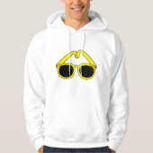 Gelbe Sonnenbrille Sunnies Mens Hoodie (Vorderseite)
