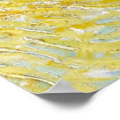 Gelbe Sonnenschein Poster (Ecke)