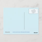 Gelbe Sonnenschirme am Strand Postkarte (Rückseite)