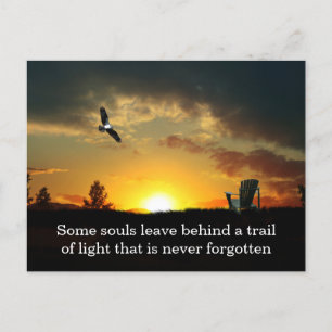 Gelbe Sonnenuntergangs-Wiese Sympathie-Postkarte Postkarte