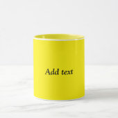 Gelbe, sonnige Vorlage Tasse (Zentrum)