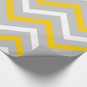 Gelbe Sparren Geschenkpapier (Ecke)