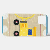 Gelbe Spielzeug-Bulldozer-LKW von Chariklia Zarria Case-Mate iPhone Hülle (Rückseite (Horizontal))