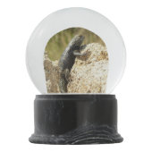 Gelbe Spiny Lizard bei Joshua Tree Schneekugel (Rückseite)