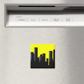 Gelbe Stadt Magnet (In Situ (Geschirrspüler))