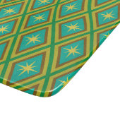 Gelbe Sterne aus dem Mittelalter auf dem Muster Re Schneidebrett (Ecke)