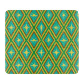 Gelbe Sterne aus dem Mittelalter auf dem Muster Re Schneidebrett (Vorderseite)