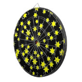 Gelbe Sterne Dartscheibe (Vorderseite rechts)
