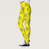 Gelbe Sterne-Leggings Leggings (Links)