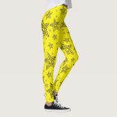 Gelbe Sterne-Leggings Leggings (Rechts)