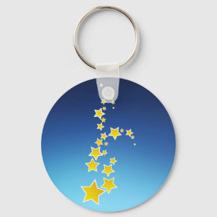 Gelbe Sterne Schlüsselanhänger