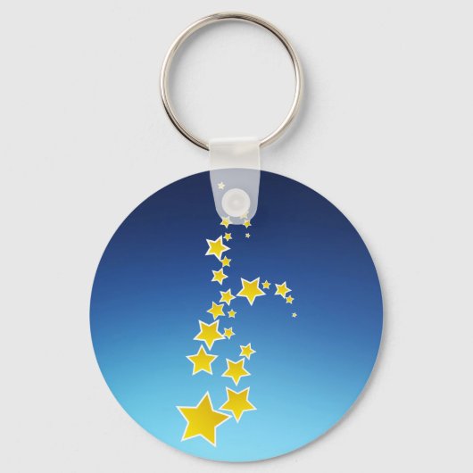 Gelbe Sterne Schlüsselanhänger (Vorderseite)