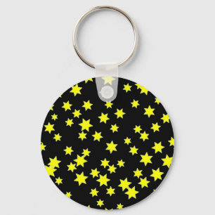 Gelbe Sterne Schlüsselanhänger