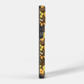 Gelbe Stiefmütterchen, Vögel und Schmetterlinge iPhone Hülle (Rechte Seite)