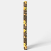 Gelbe Stiefmütterchen, Vögel und Schmetterlinge Samsung Galaxy Hülle (Linke Seite)