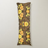 Gelbe Stiefmütterchen, Vögel und Schmetterlinge Seitenschläferkissen (Vorderseite Vertikal)