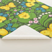 Gelbe Stiefmütterchen, Vögel und Schmetterlinge Sherpadecke (3/4)