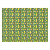 Gelbe Stiefmütterchen, Vögel und Schmetterlinge Tischdecke (Vorderseite (Horizontal))