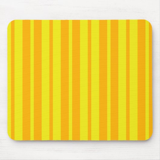 Gelbe stilvolle Streifenmuster-Design Mousepad (Vorne)
