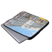 GELBE STRASSE LAPTOPSCHUTZHÜLLE (Vorne Knopf)