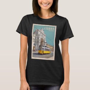 Gelbe Straßenbahn, Augusta Street Arch. Lissabon, T-Shirt