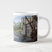 Gelbe Straßenbahn in Lissabon, Portugal Jumbo-Tasse (Rechts)