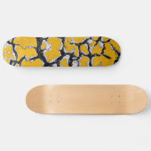 Gelbe Straßenfarbe Skateboard (Horizontal)