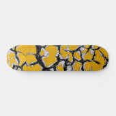 Gelbe Straßenfarbe Skateboard (Horizontal)