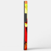 Gelbe Streifen auf rotem, tropftem Bild Case-Mate iPhone Hülle (Rückseite / Rechts)