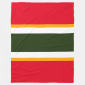 Gelbe Streifen aus dem Roten Wald Fleecedecke (Vorderseite)