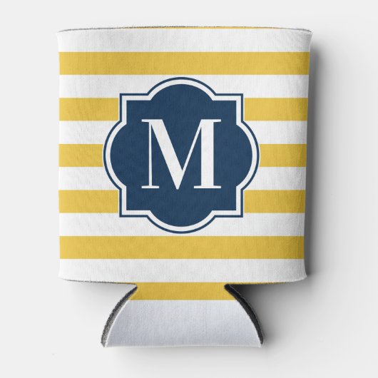 Gelbe Streifen Dosenkühler (Vorderseite)